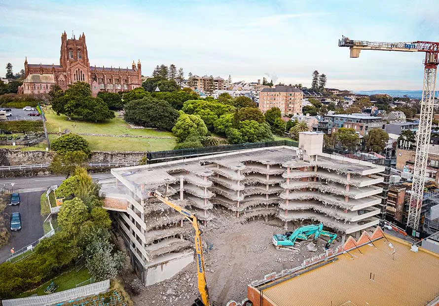 demolition 890x620-case-study-newcastle-city-carpark